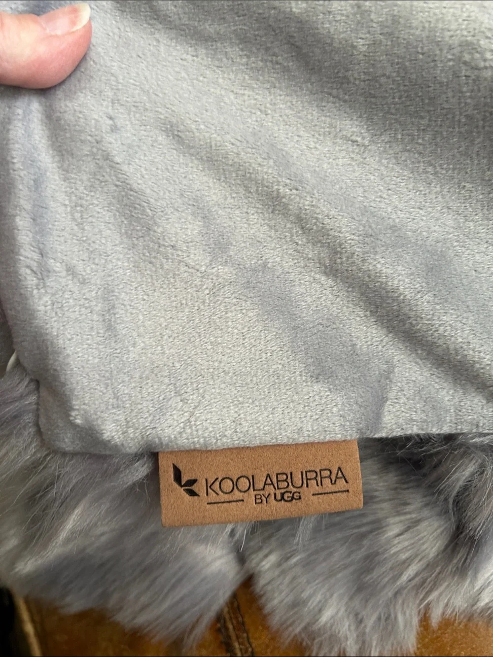 3 UGG Cream and Gray Pillow Covers